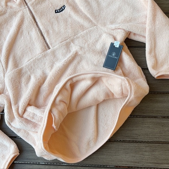 🌴🔆VOLCOM- PHEELIN PHUZZY PO JACKET SWEATER🔆🌴 - Picture 13 of 16